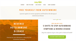 Desktop Screenshot of nourish123.com